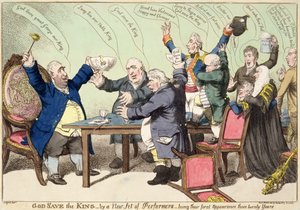 Gott schütze den König, von einer neuen Gruppe von Darstellern, ihre erste Aufführung seit zwanzig Jahren, veröffentlicht im März 1805 von William Charles